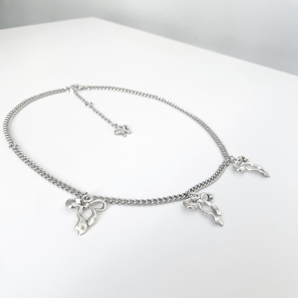 Bow Charm Necklace